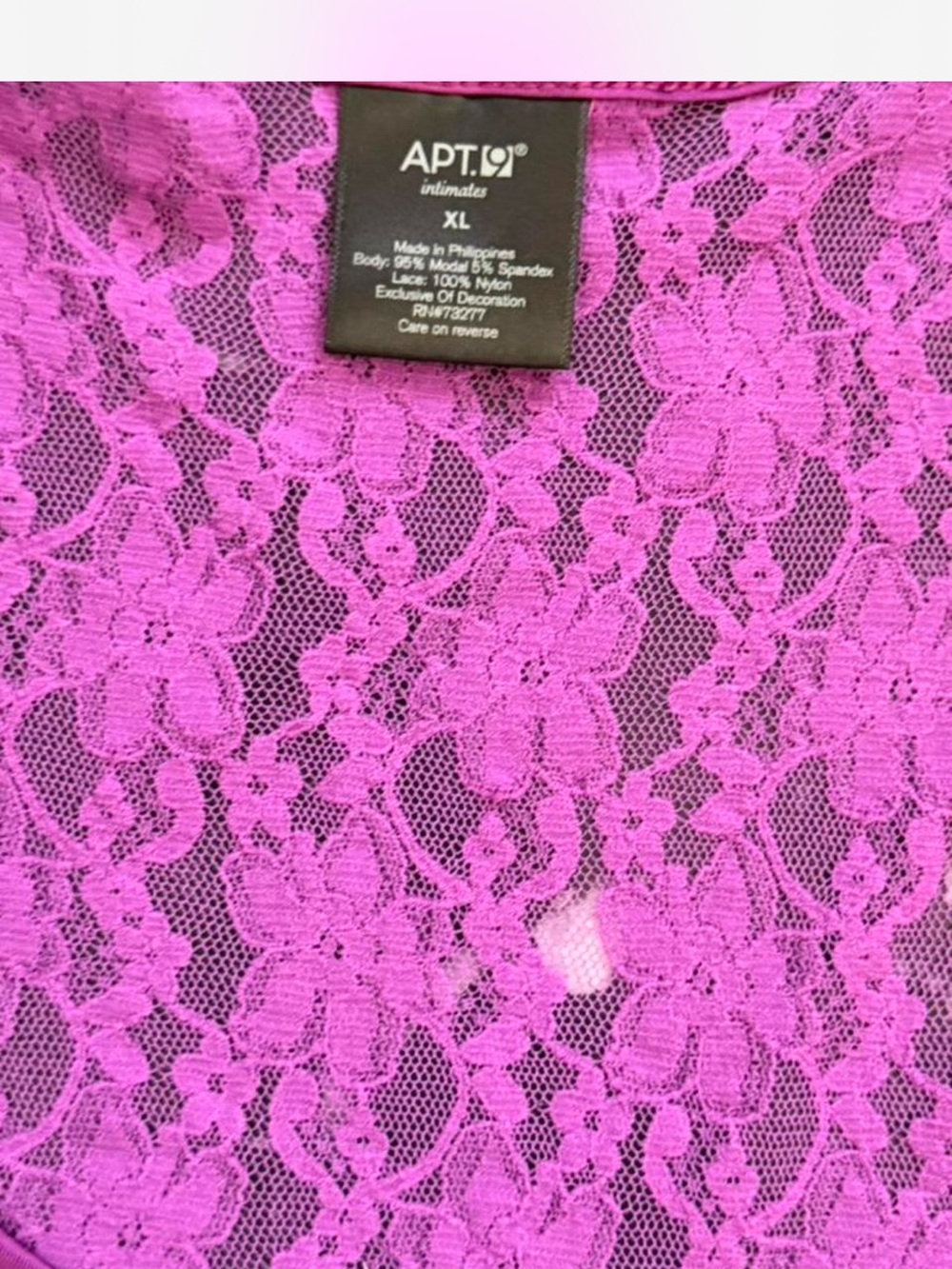Women's Pink Lace-Back Tank & Print Short Sleep Set - Picture 7 of 7